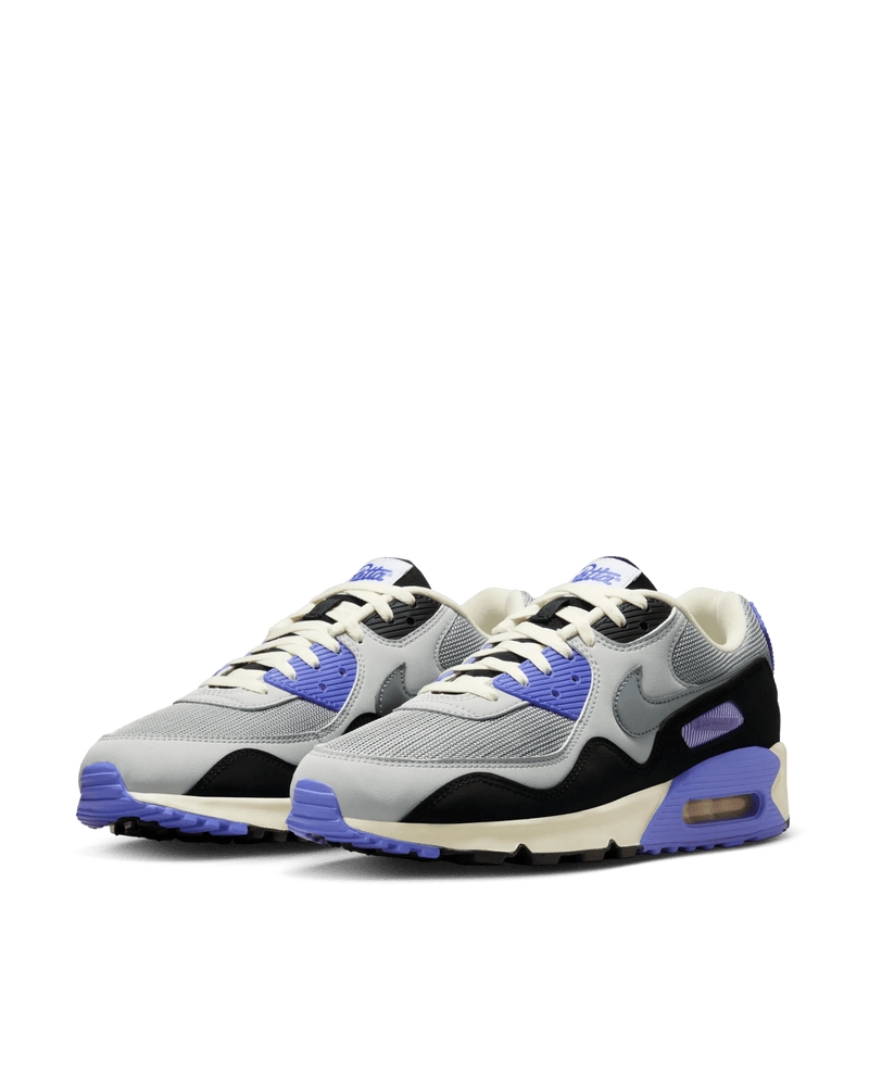Patta x Nike Air Max 90 SP (Particle Grey/Neutral Grey - Sapphire) - Patta