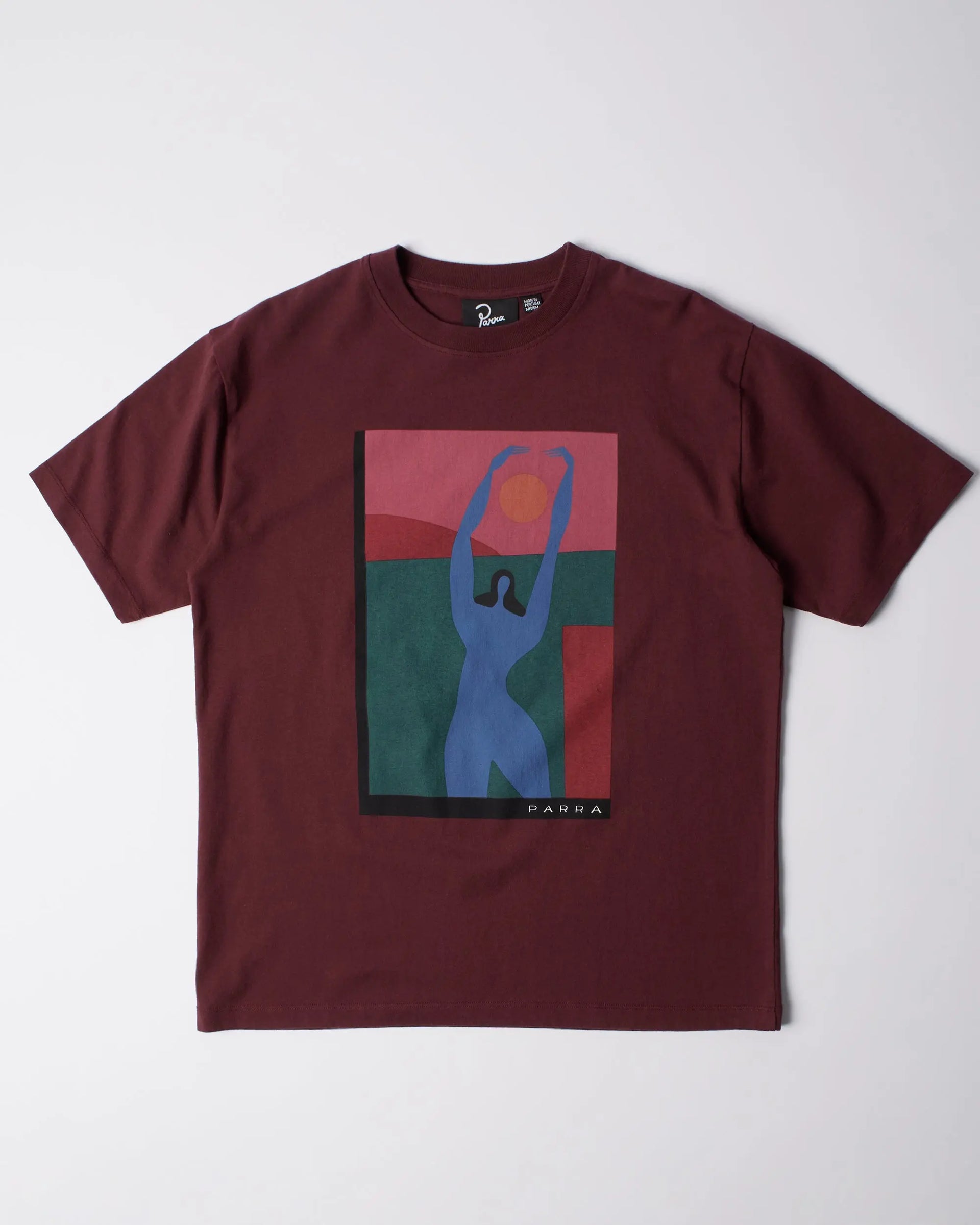 By Parra Protect the sun t-shirt (Dark Burgundy) ByParra
