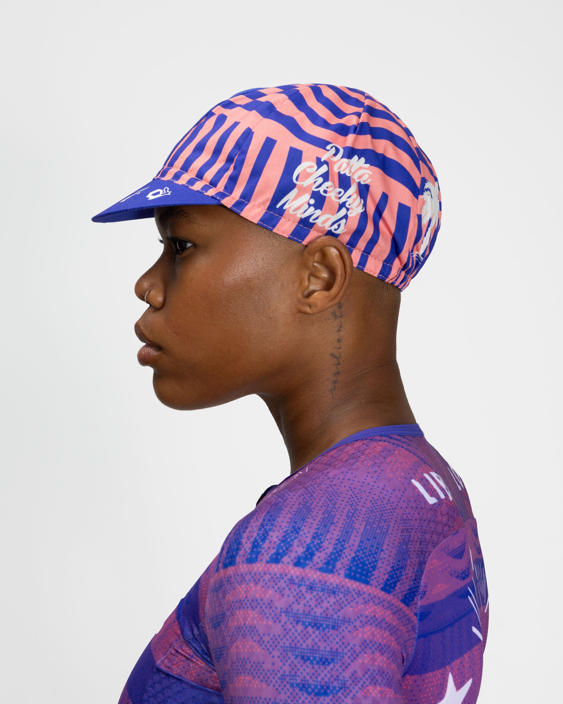 Patta x Rapha Cap II (Flamingo Pink/Royal Blue)