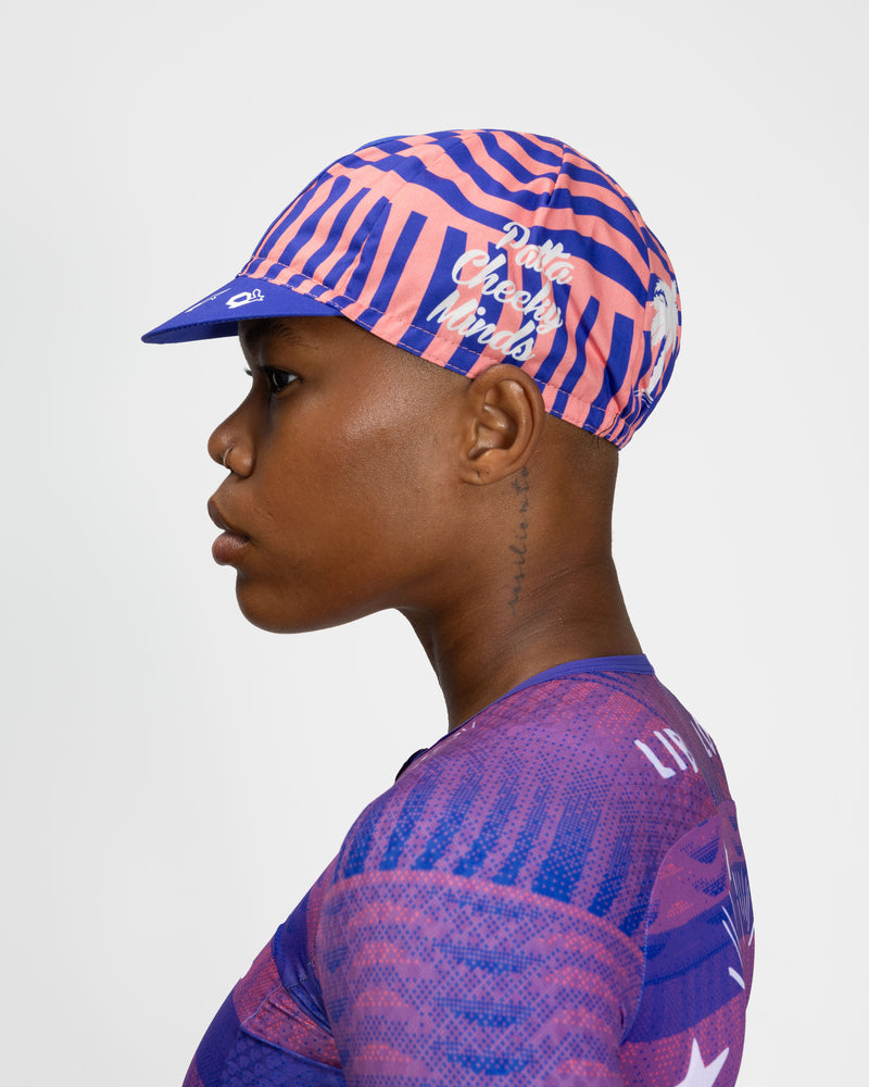 Patta x Rapha Cap II (Flamingo Pink/Royal Blue)