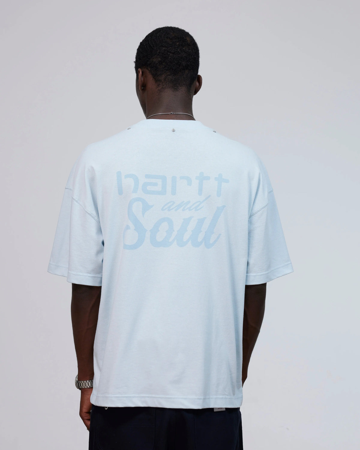 Patta x Carhartt Hartt And Soul T-Shirt (Light Blue) Patta x Carhartt