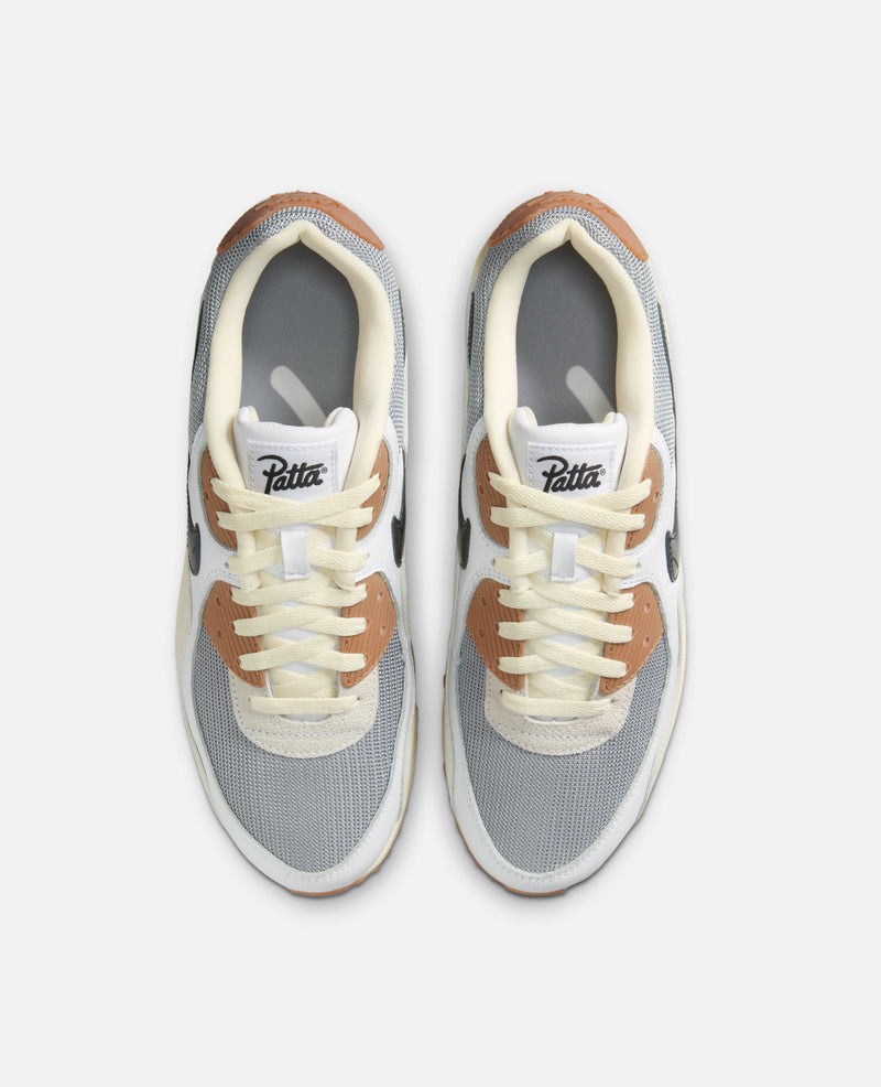 Patta x Nike Air Max 90 SP (Particle Grey/Black-Coconut Milk-White)