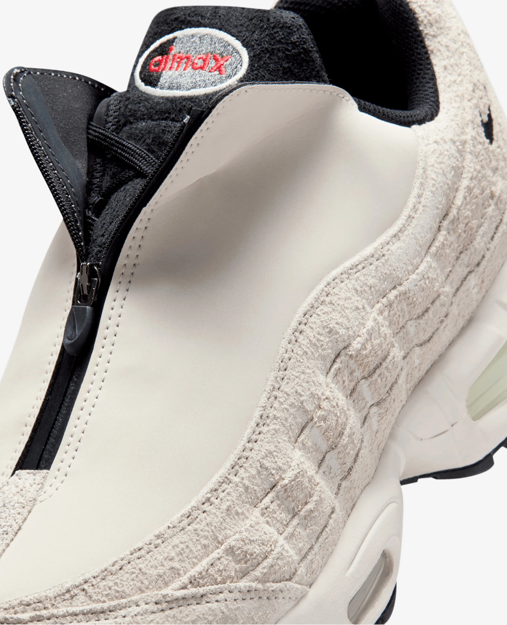 Nike Air Max 95 Big Bubble Zip Sp (Phantom/Black-Light Crimson-Smoke Grey) Nike