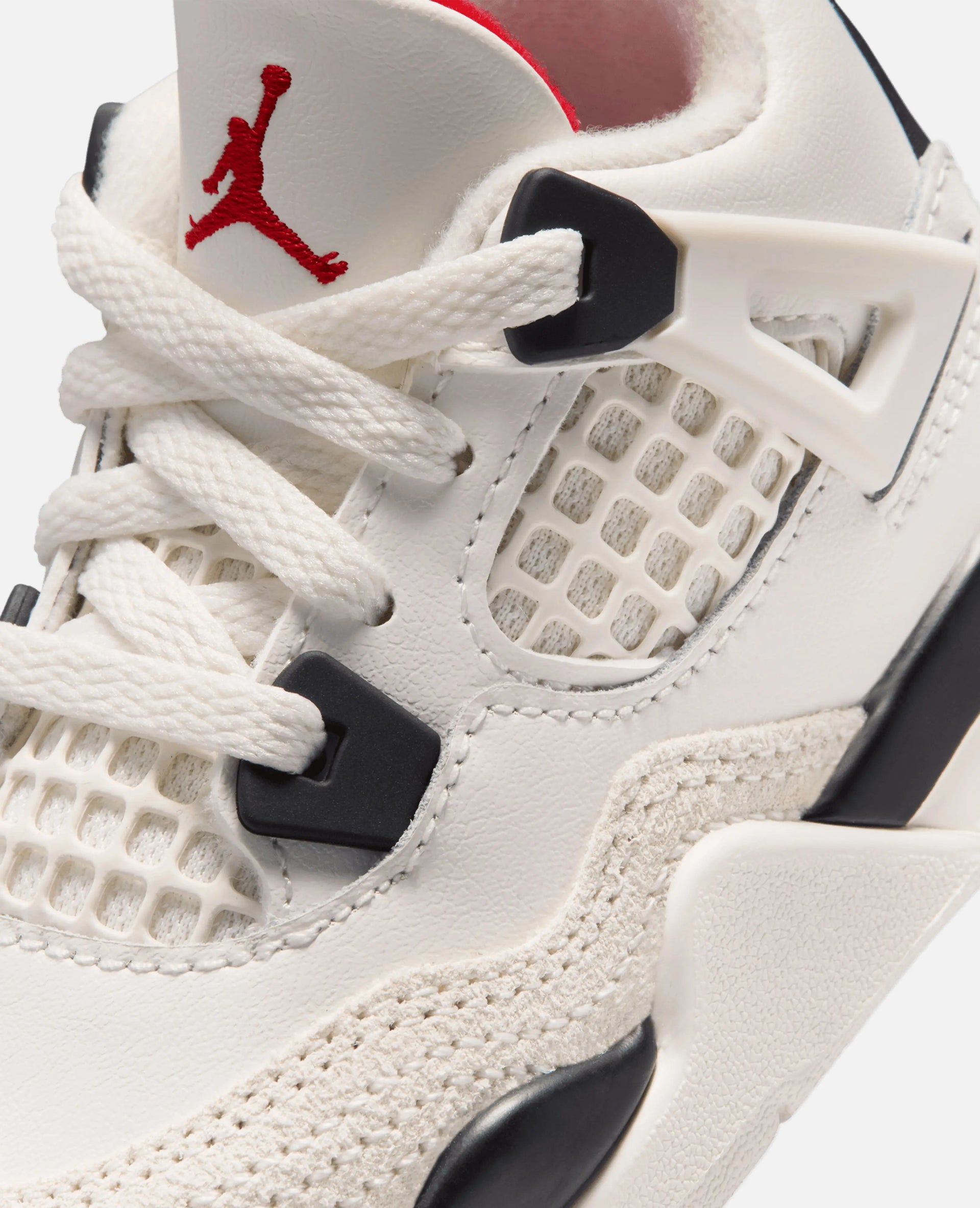 Air Jordan 4 Retro TD (WHITE/MED SOFT PINK-HALF BLUE) Jordan