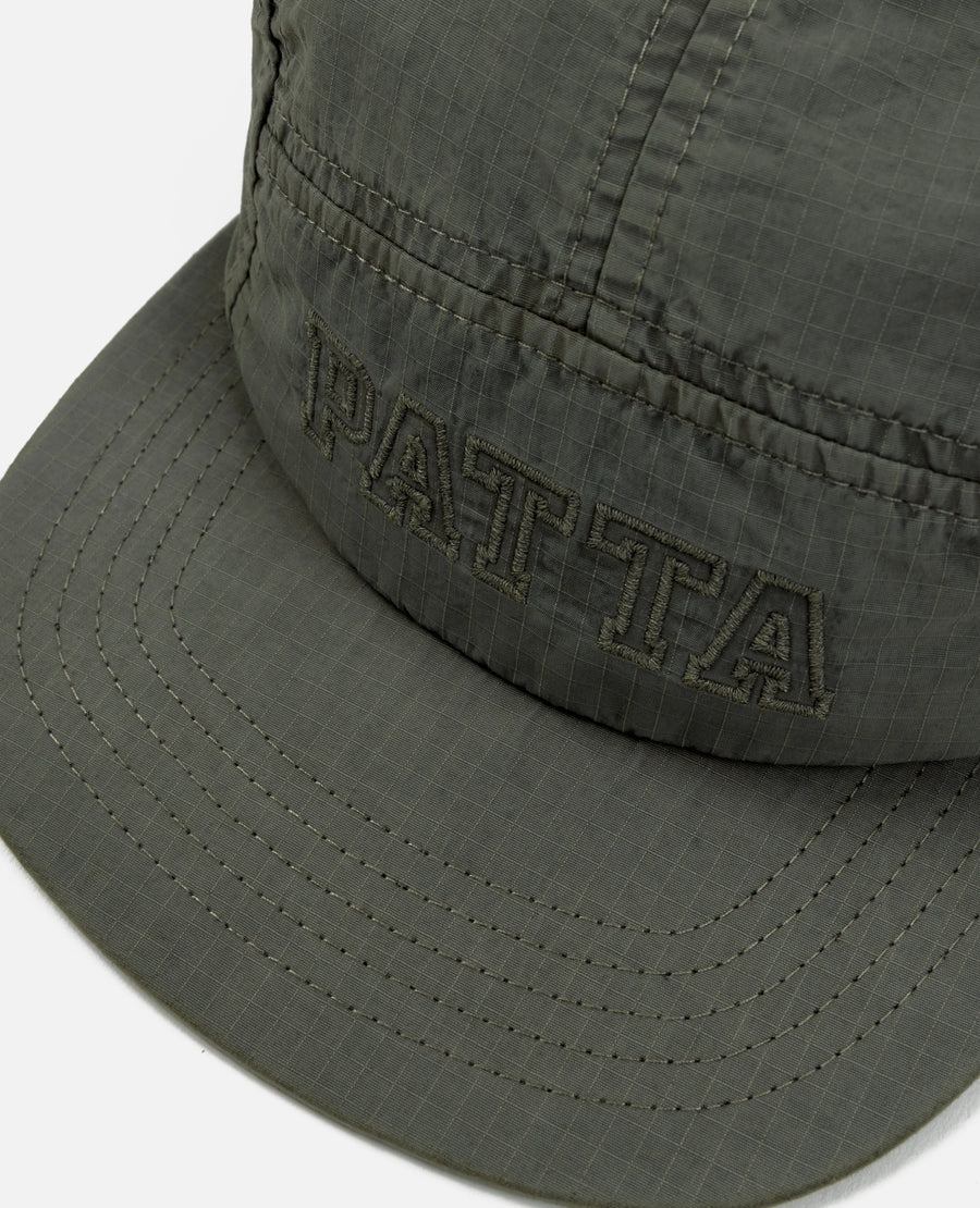 Patta Garment Dye Nylon 5-Panel Cap (Beetle) Patta