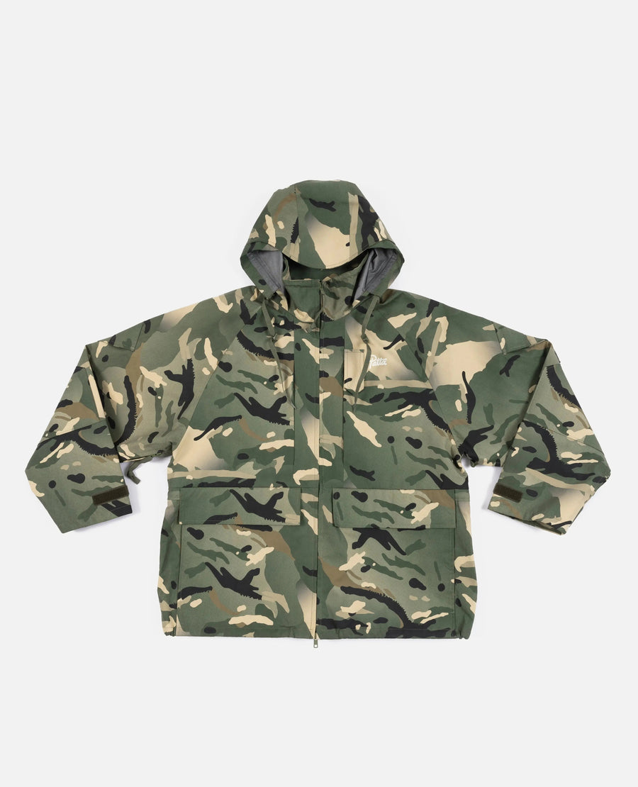 Patta Spray Camo Nylon Tactical Parka (Multi/Spray Camo) Patta