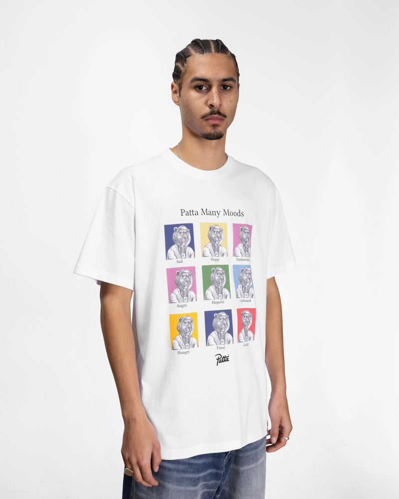 Patta Many Moods T-Shirt (White) Patta