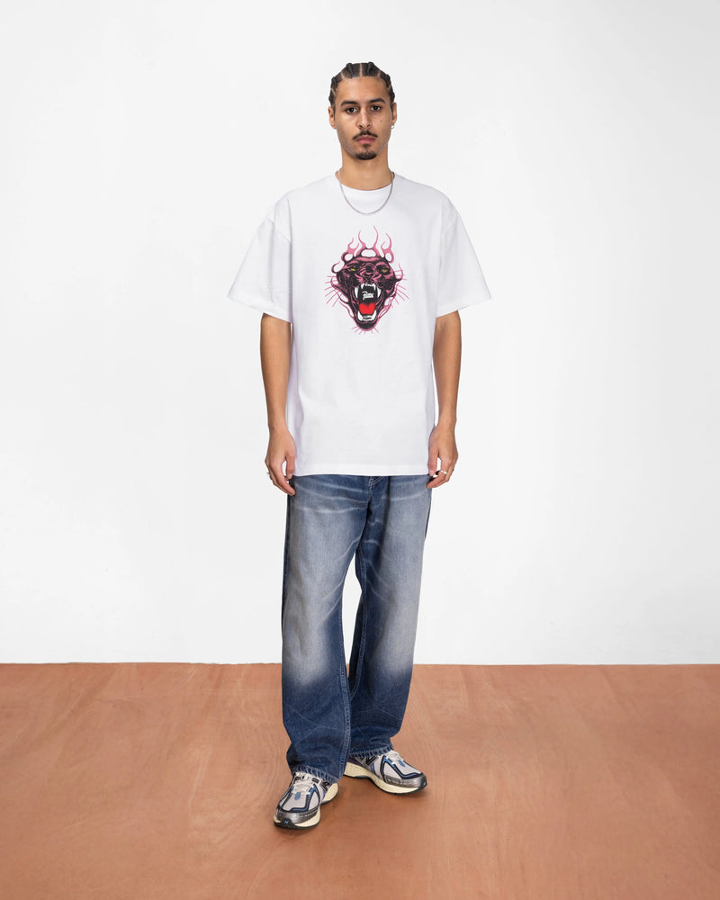 Patta Fire Panther T-Shirt (White) Patta