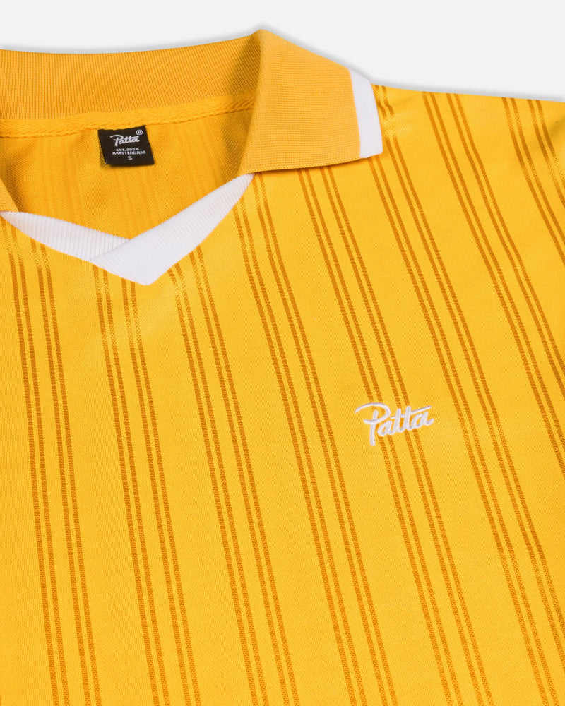 Patta Jacquard Striped Long Sleeve Jersey (Golden Rod) Patta