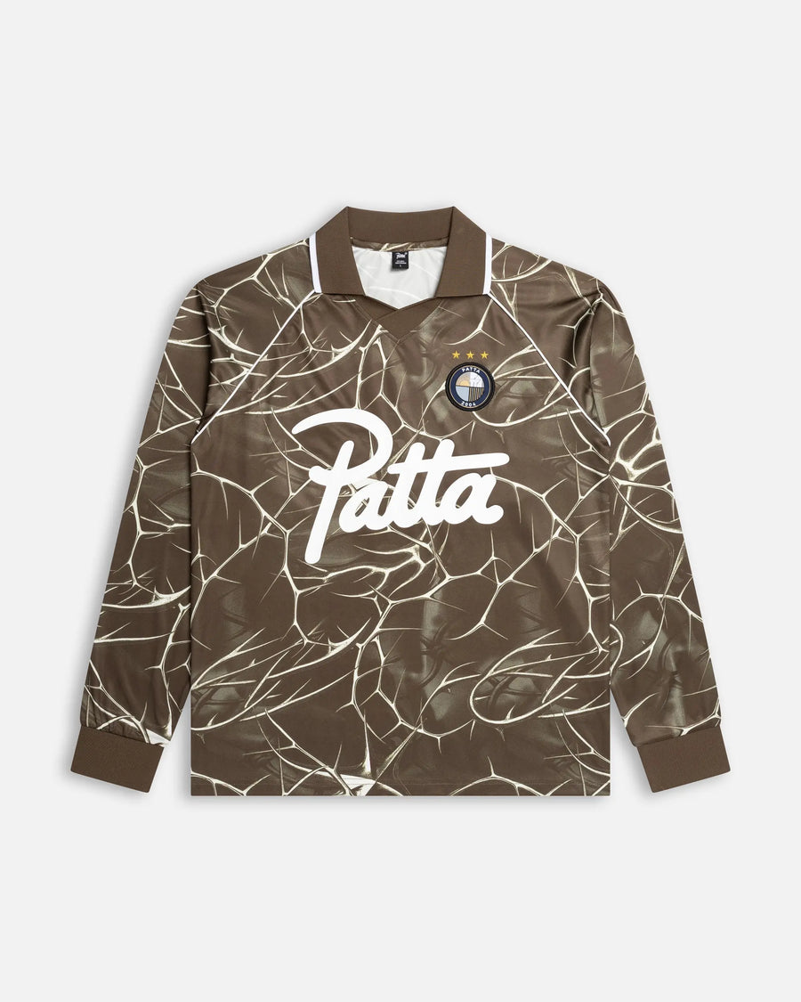 Patta Thorns Longsleeve Football Jersey (Major Brown) Patta