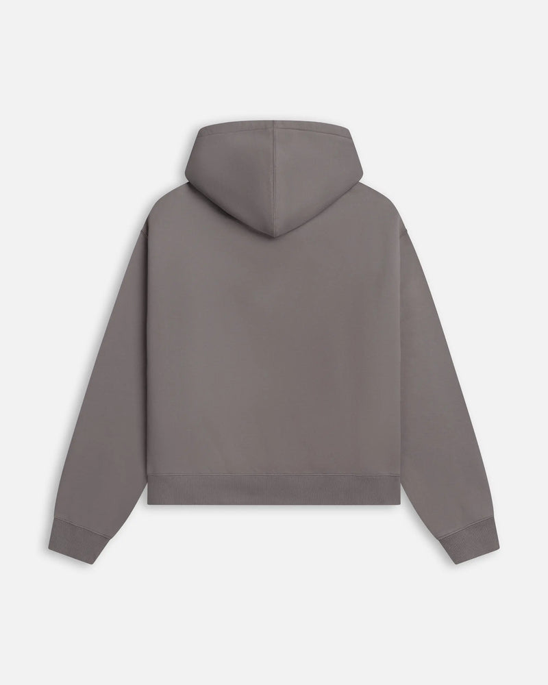 Patta Off Beat Zip Up Hooded Sweater (Brushed Nickel) Patta