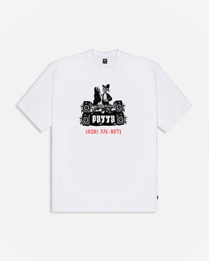 Patta DJ Skully T-Shirt (White) Patta