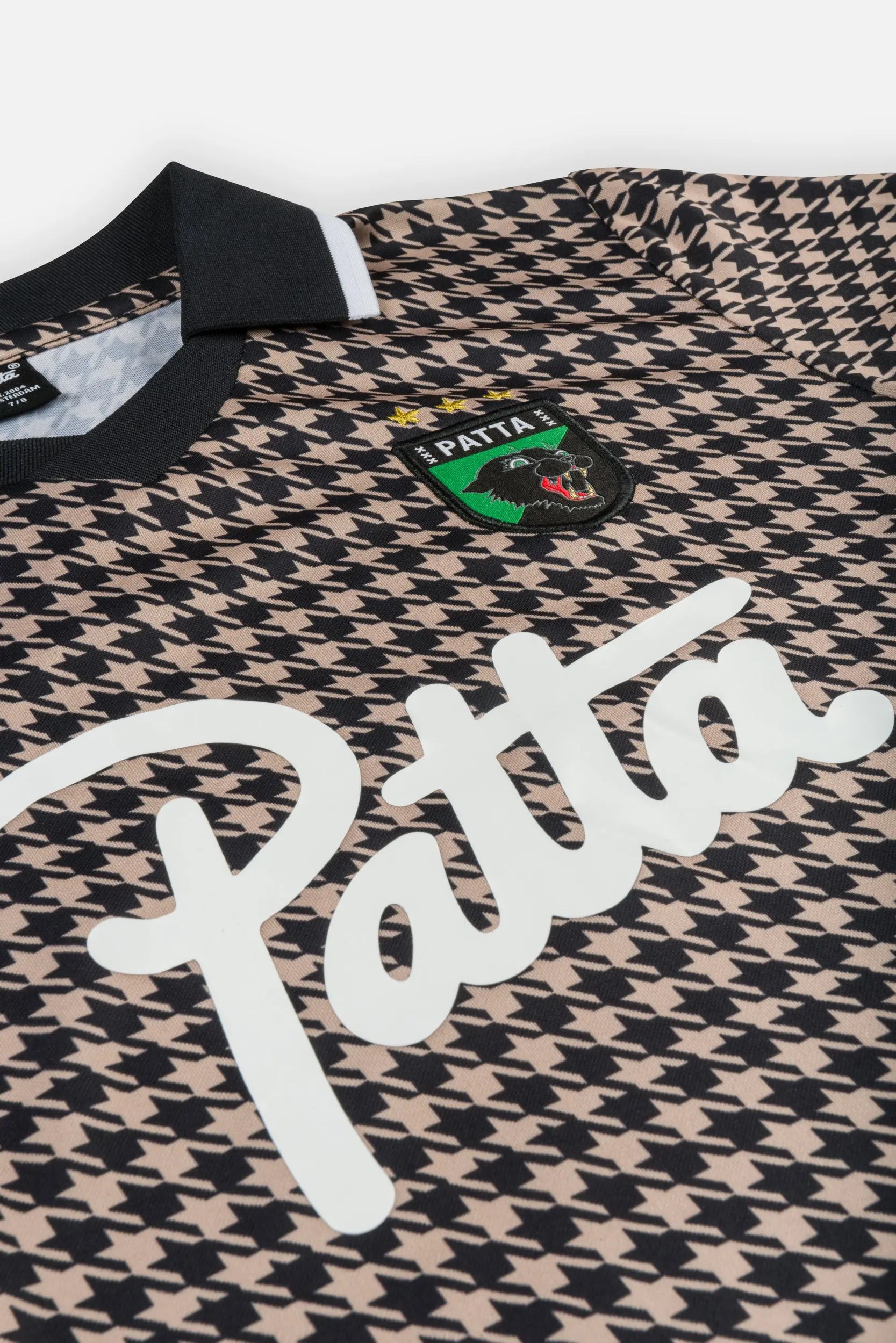 Patta Kids Houndstooth Football Jersey (Irish Cream) Patta