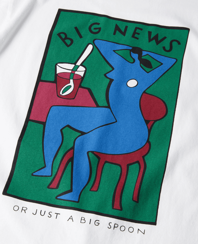ByParra Big News T-shirt (White) - Patta