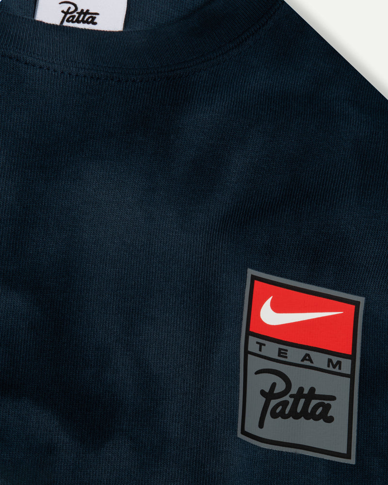 Patta x Nike NRG T-shirt GX Washed Dark Blue