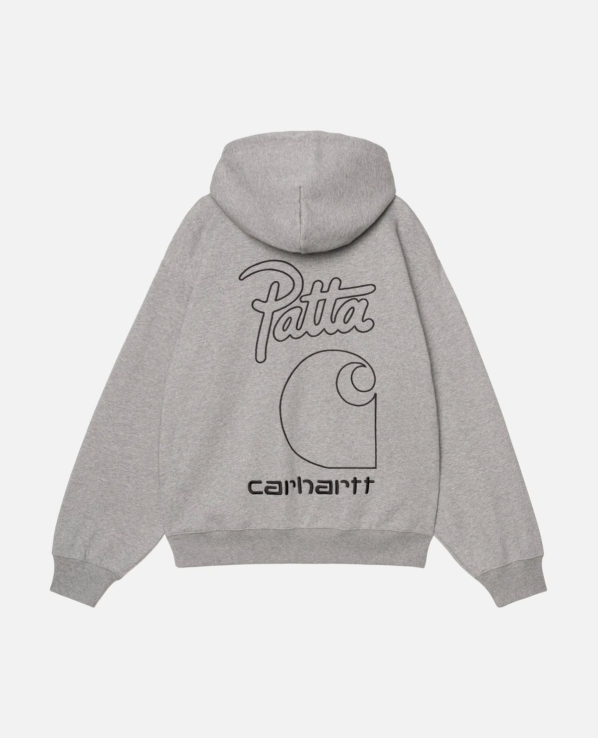 Patta x Carhartt Hooded Sweatshirt (Grey Heather) Patta x Carhartt
