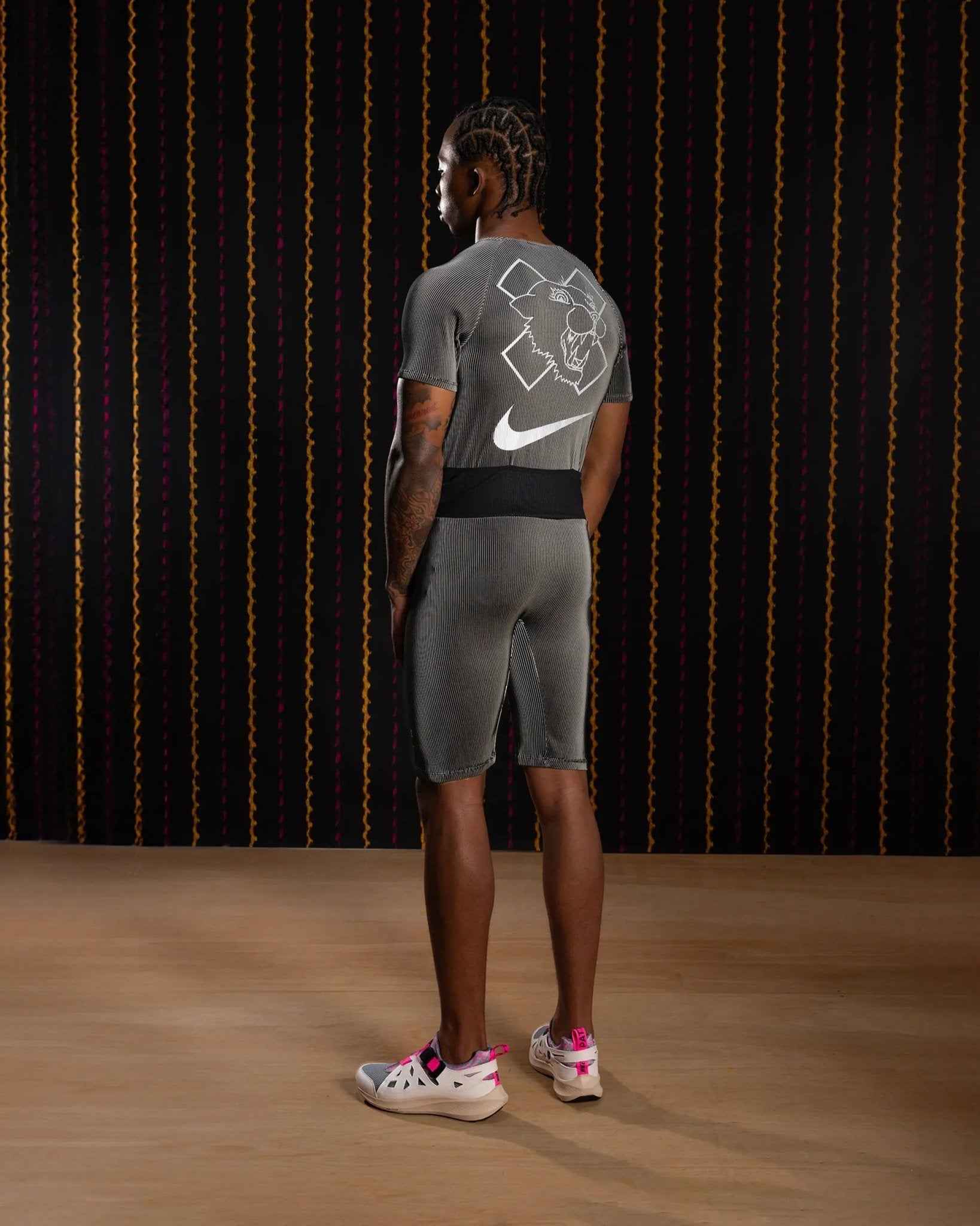 Nike x Patta Running Team Race Suit (Black/Grey) - Patta