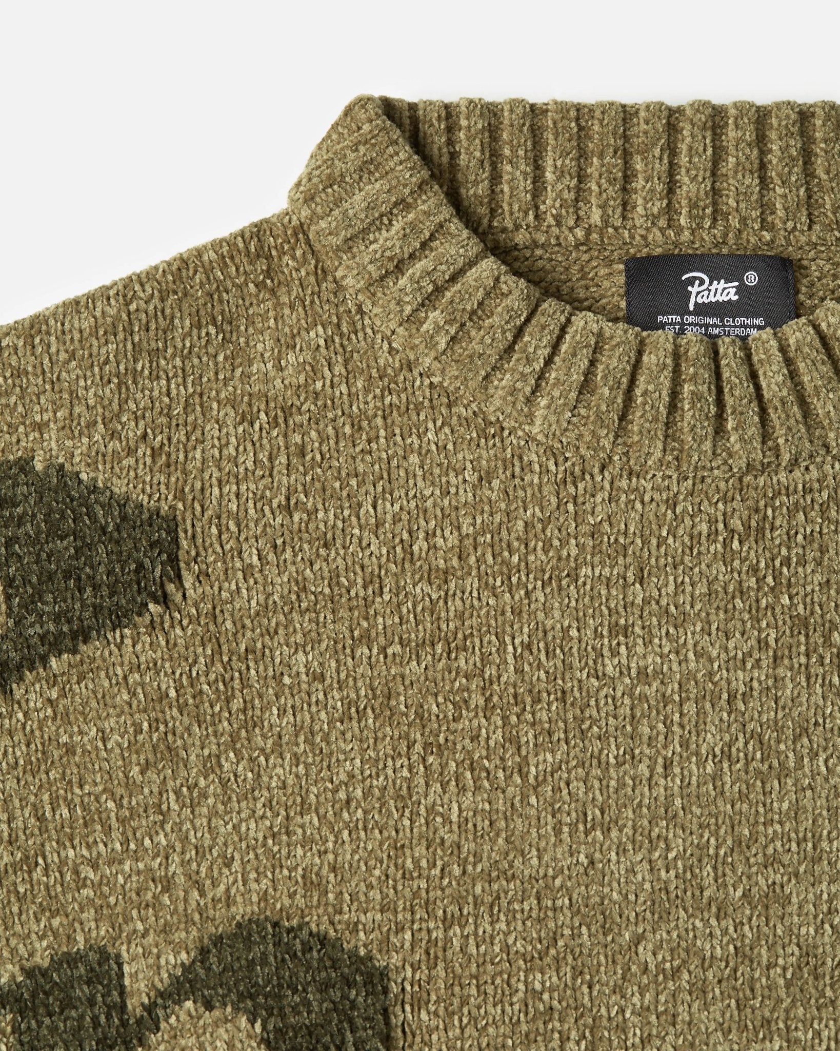 Patta Chenille Knitted Sweater (Sage) - Patta
