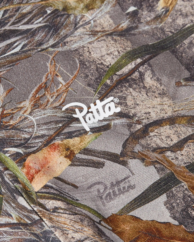Patta Nature Print Reversible Canvas Bomber Jacket (Nature Print) - Patta