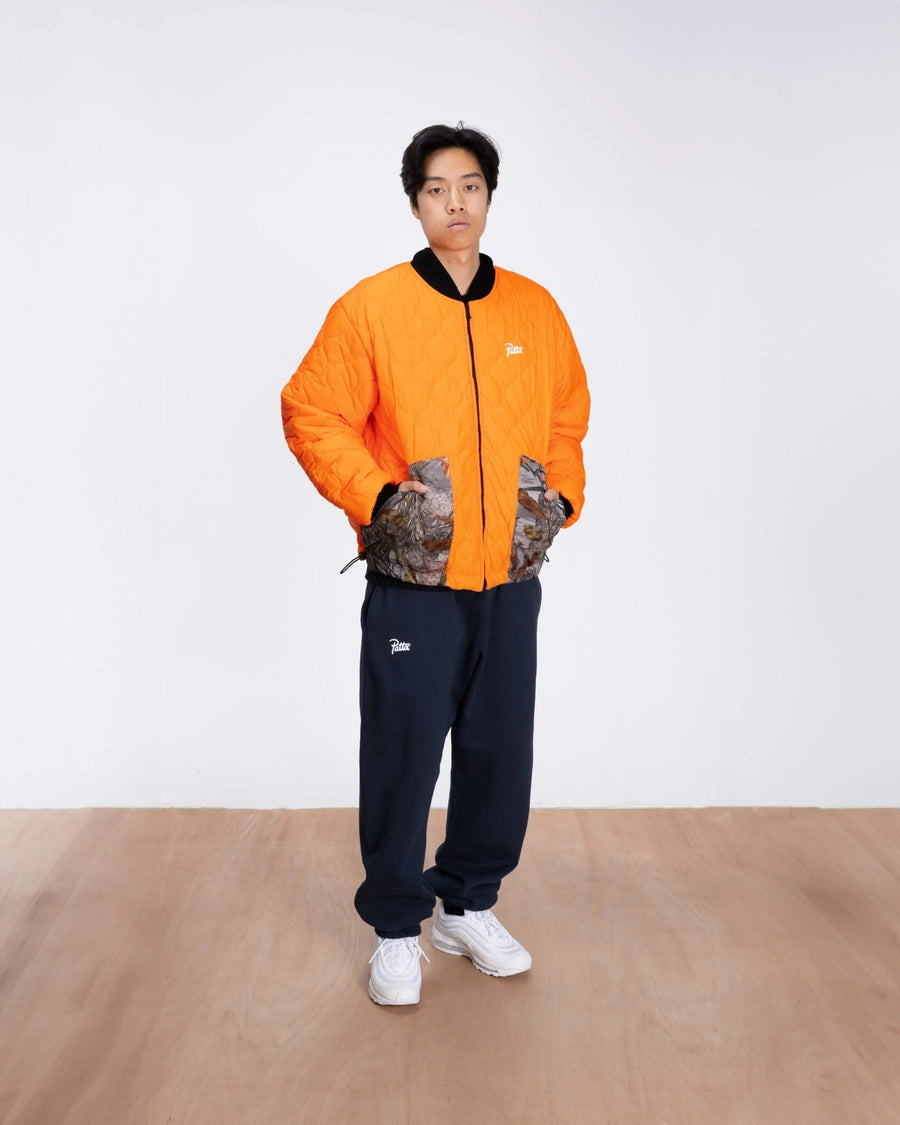 Patta Nature Print Reversible Canvas Bomber Jacket (Nature Print) - Patta